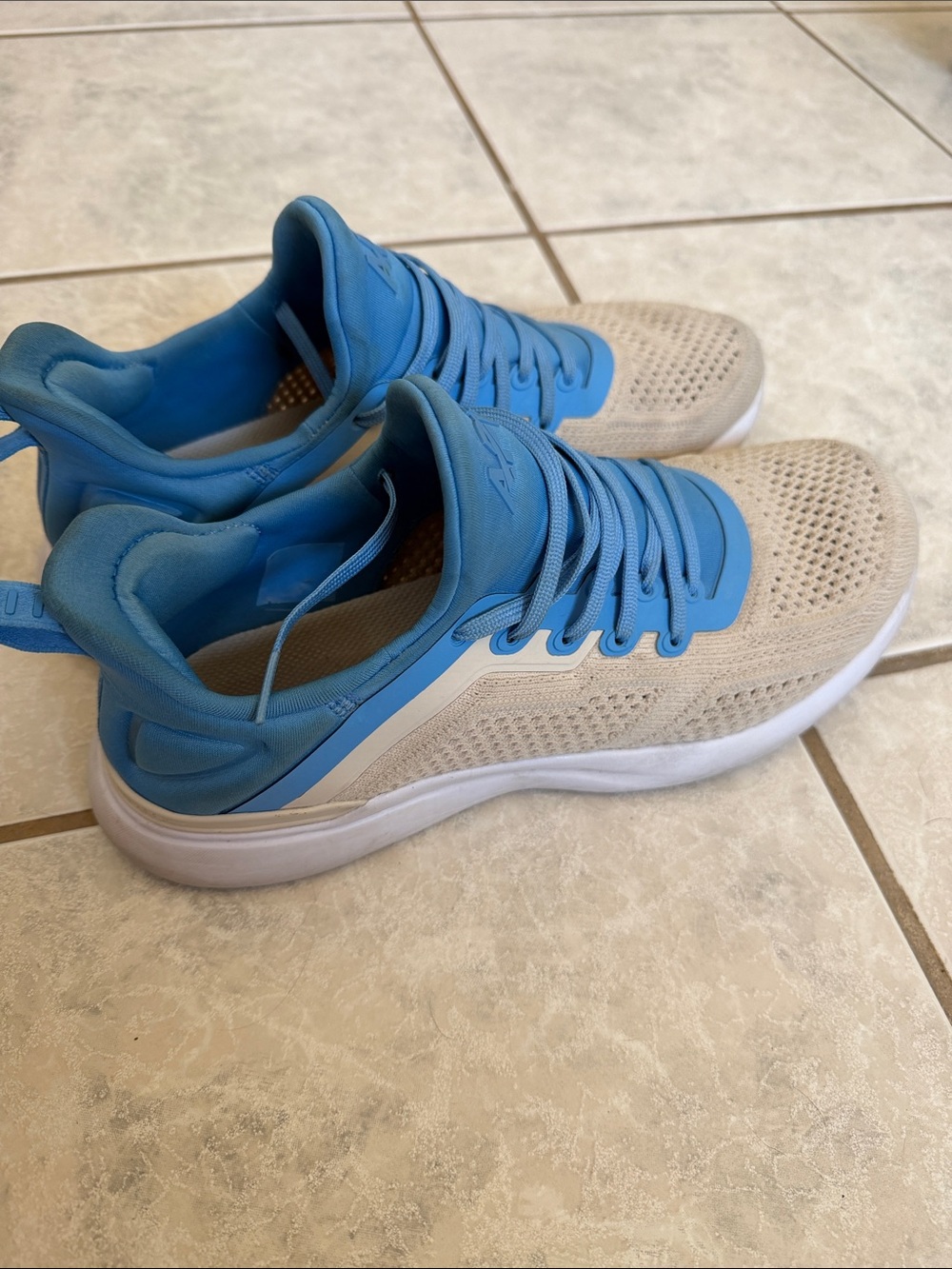 APL Women’s Athletic Sneakers in Blue and Beige
